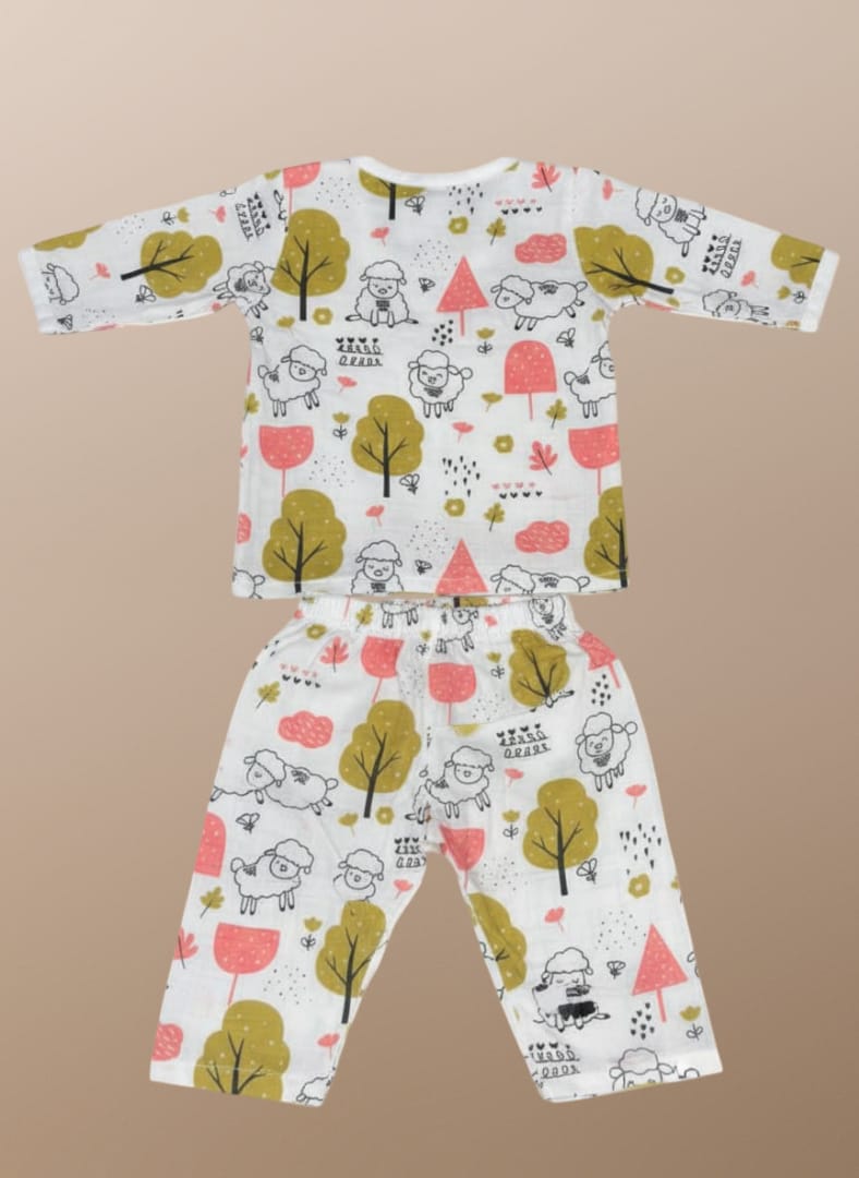 "Full Sleeve Jabla with Pant" 6-9M