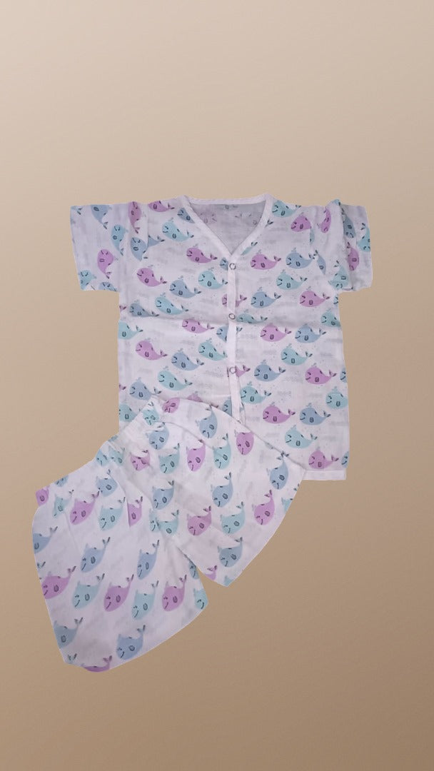 Half Sleeve Jabla With Shorts 12- 18 months