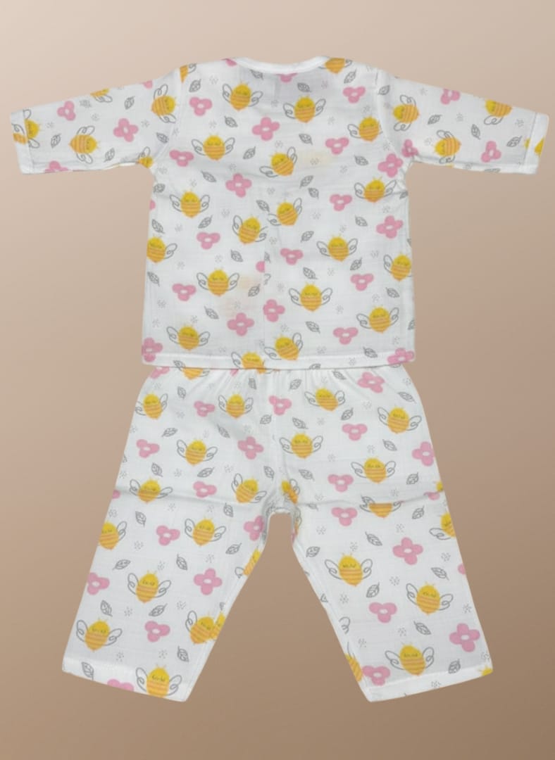 "Full Sleeve Jabla with Pant"  6-9M