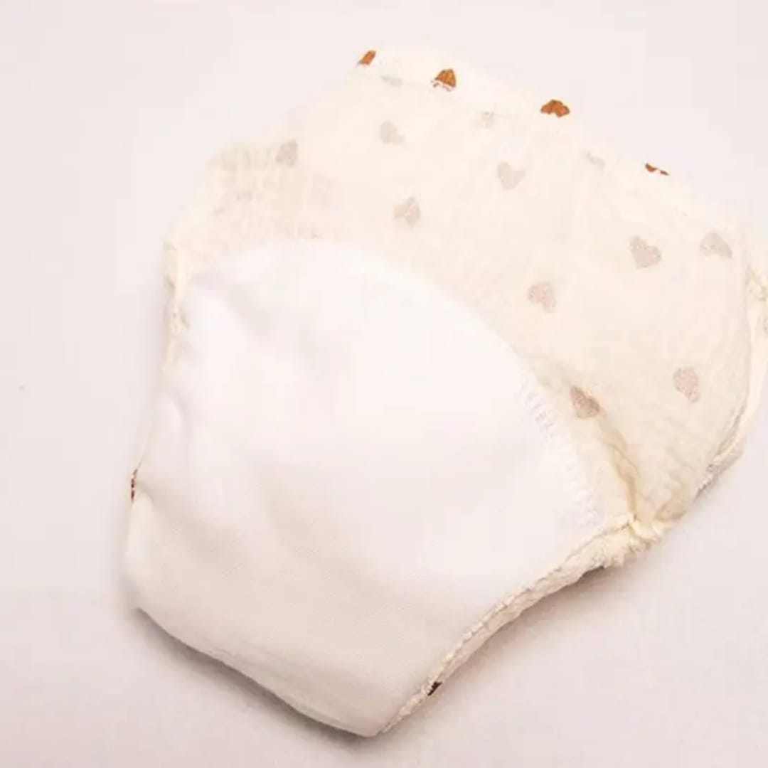 Reusable soft muslin panty diaper (size S)