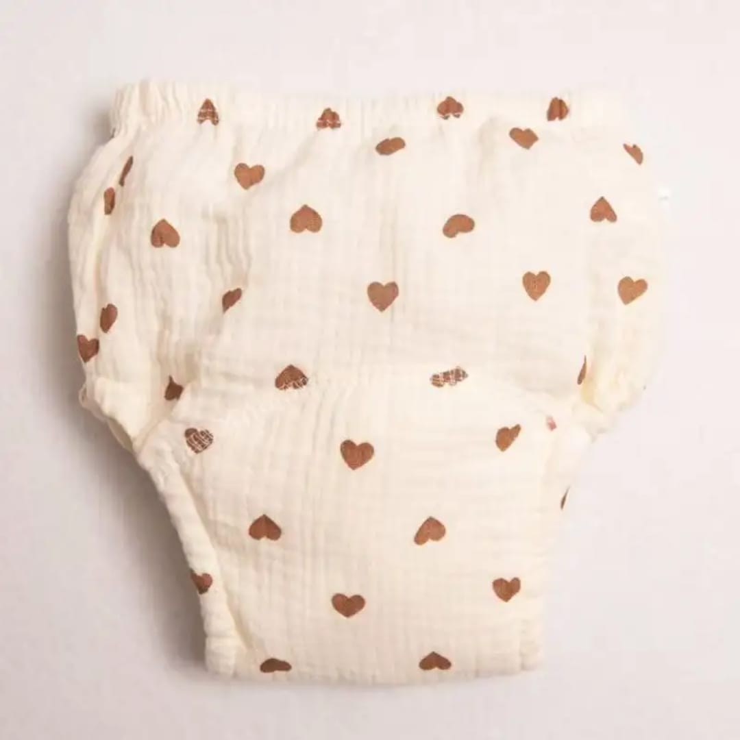 Reusable soft muslin panty diaper (size S)