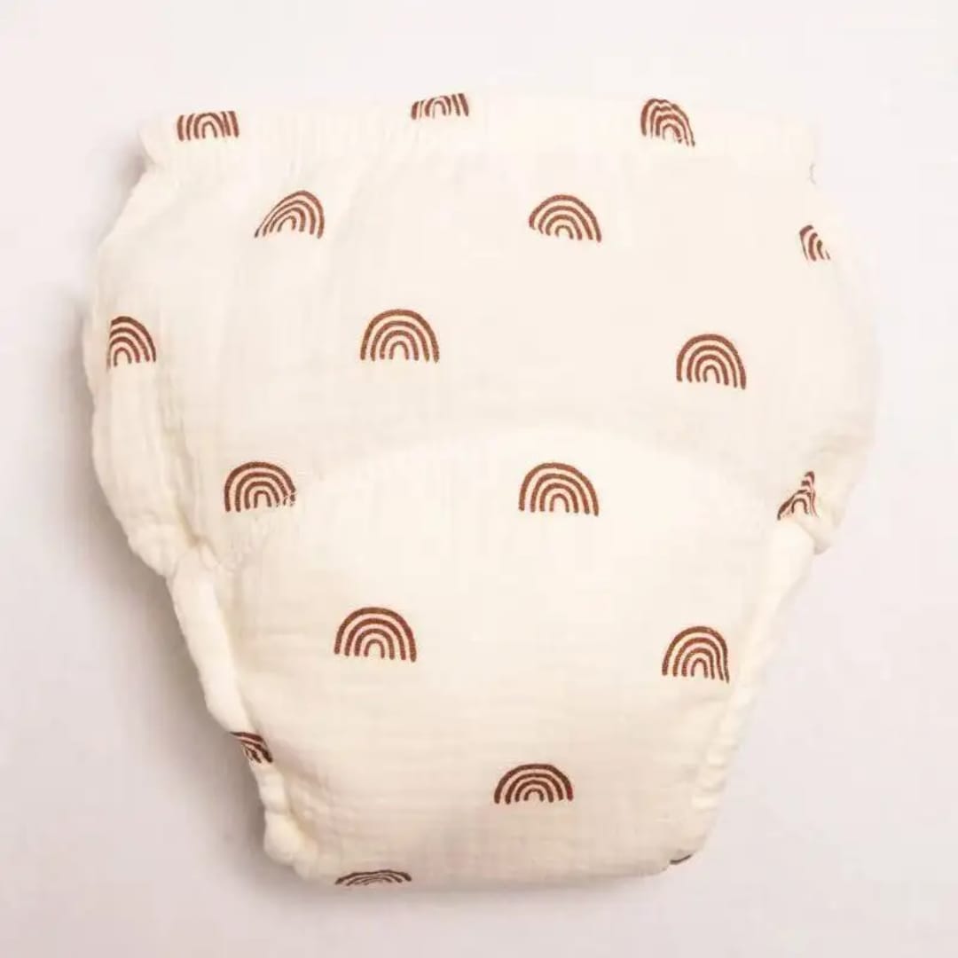 Reusable soft muslin panty diaper (size S)