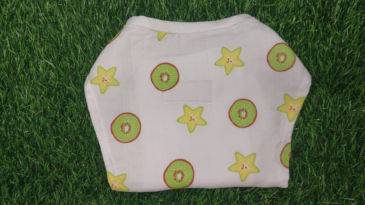 Organic Muslin Nappy – Soft, Safe & Gentle for Delicate Skin (pack of 2) with free insert